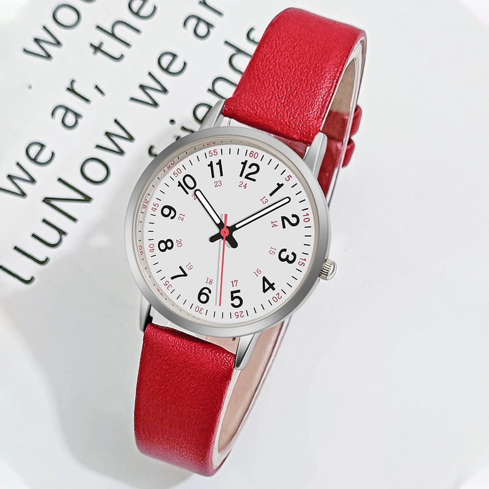 Nouvelle montre pour femme numérique, simple et tendance, avec affichage lumineux