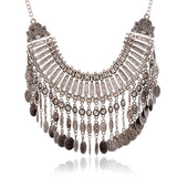 Collier court en alliage avec diamant – Collier en cristal