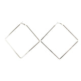 Boucles d'oreilles géométriques en diamant pour femmes