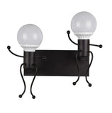 Modern Creative LED Wall Lamps Bedroom Bedside Lamp Nordic Iron Corridor Stairs Bar Restaurant Wall Light Child Room Decoration
