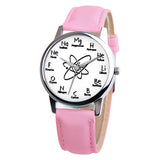 Montre mode motif moléculaire – Montre femme pour étudiantes