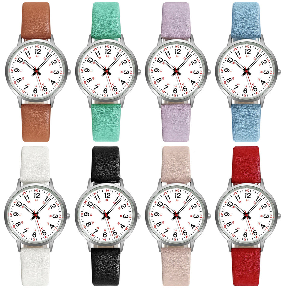 Nouvelle montre pour femme numérique, simple et tendance, avec affichage lumineux