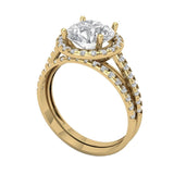 Anneau classiques pour couple plaquées or