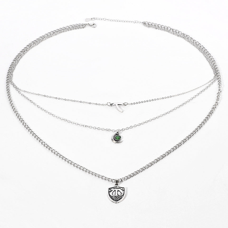 Collier court à plusieurs rangs