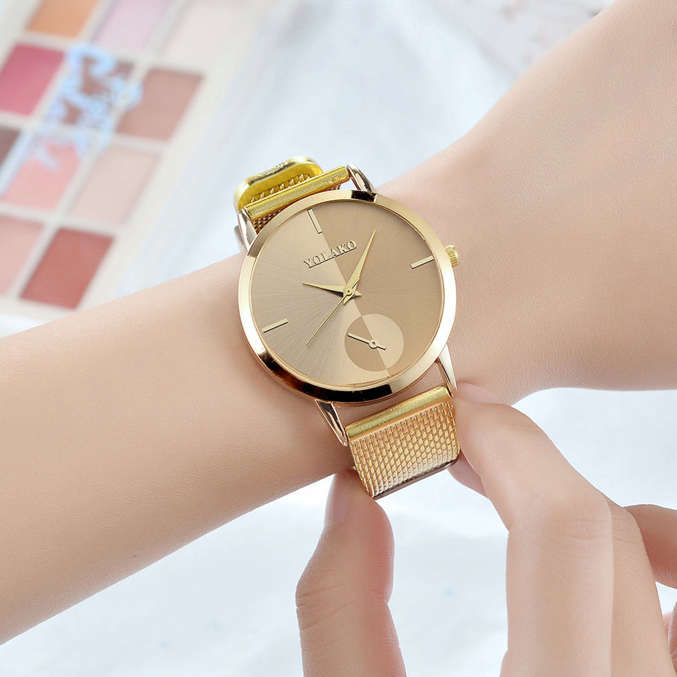 Montre femme simple à quartz