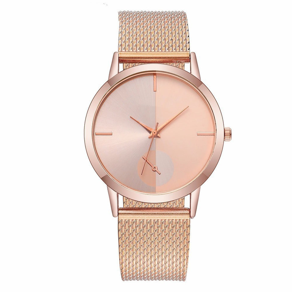 Montre femme simple à quartz
