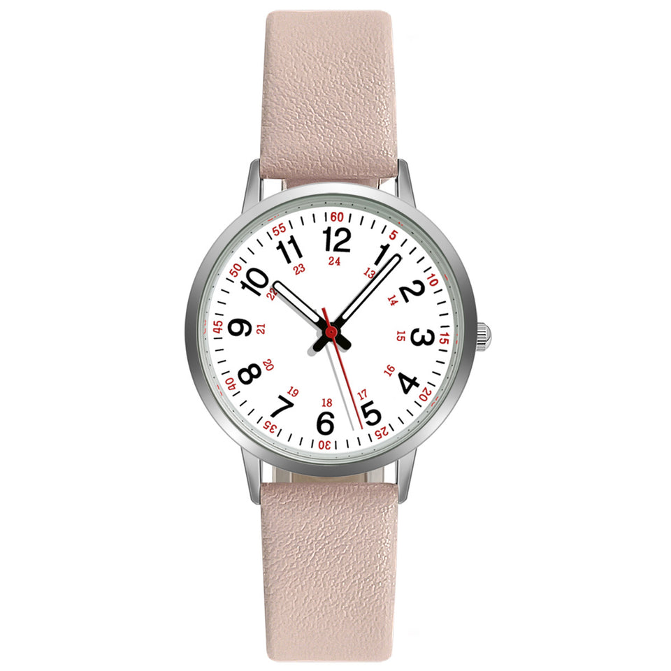 Nouvelle montre pour femme numérique, simple et tendance, avec affichage lumineux