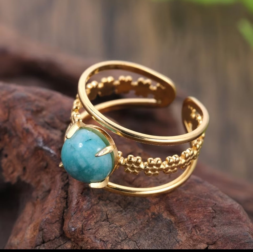 Anneau classiques pour couple plaquées or